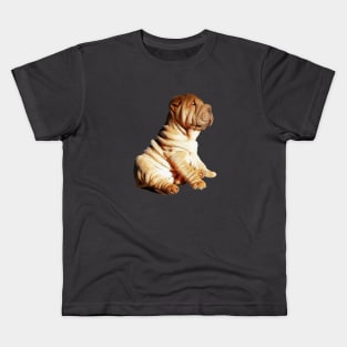 Shar Pei Cute Puppy Dog Kids T-Shirt